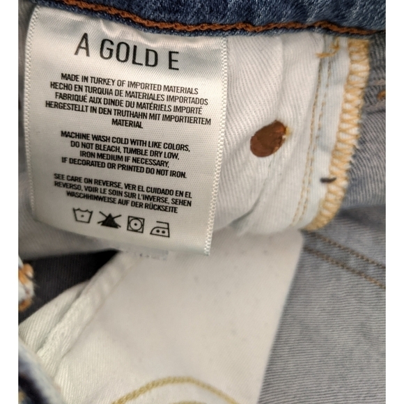 AGOLDE Ruby Crop Super High Rise Slim Straight Outsider 25 - Picture 5 of 7